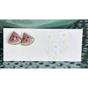 From‎ my “Littles Collection” Watermelon Earrings Posts